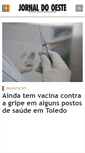 Mobile Screenshot of jornaldooeste.com.br